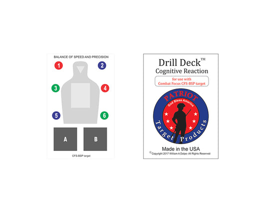 Drill Deck for CFS-BSP Target - Patriot Firearms School & Defense LLC